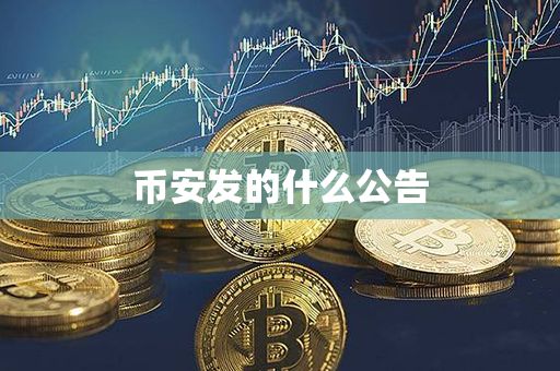 币安发的什么公告