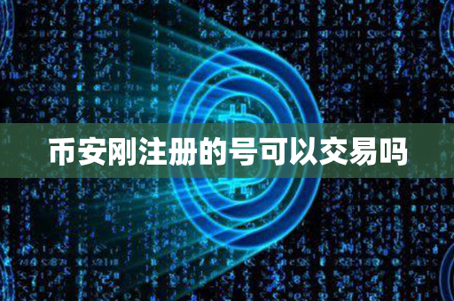 币安刚注册的号可以交易吗